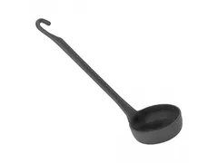 Emga Pizza portioneerlepel 10cm zwart