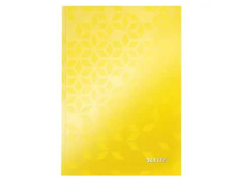 Notitieboek Leitz WOW A5 lijn geel