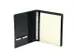 Schrijfmap van der Spek A4 4-rings 25mm O-mechaniek leer met nerf zwar