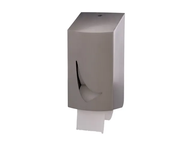 Toiletpapierdispenser RVS Voor 2 rollen Kokerloos Toiletpapier