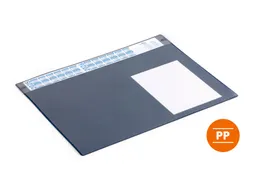 Durable Schrijfonderlegger 65x48cm kalender Blauw met PP afdekvel