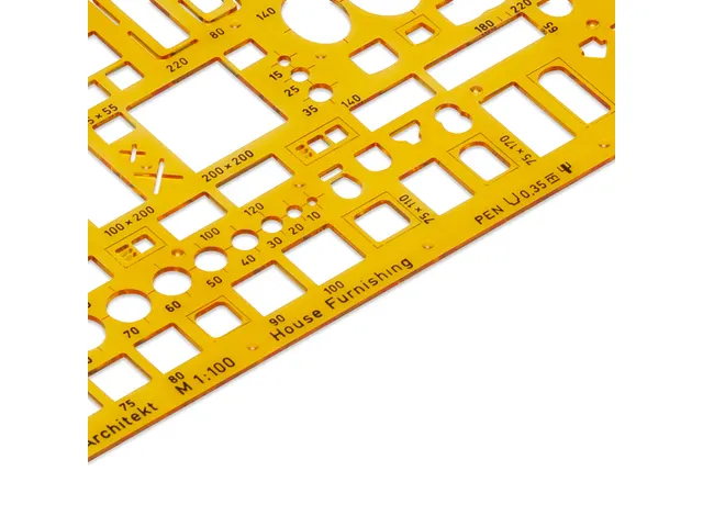 Architecten meubelsjabloon Aristo schaal 1:100