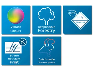 Whiteboard Bedrukt Eigen Ontwerp 120x120cm Softline 8mm alu-profiel - 12