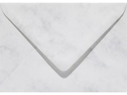 Envelop Papicolor EA5 156x220mm marmer grijswit pak à 6 stuks