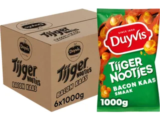 Tijgernootjes Duyvis bacon kaas zak 1kg - 2