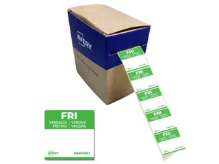 Etiket Avery HACCP vrijdag groen 40x56mm 500 stuks - 1