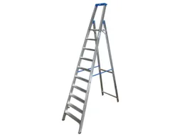 Ladder Aluminium Bordes H 2 35M 10Treden Incl. Bordes