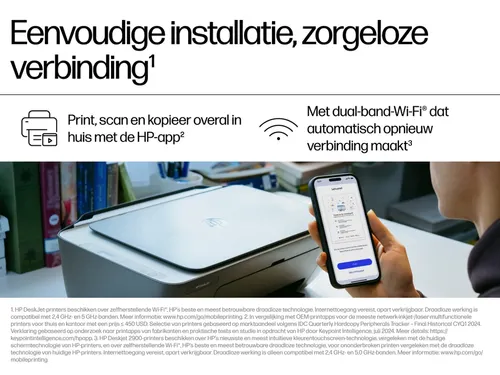 HP DeskJet 2920 All-in-One Inktjetprinter Print/Scan/Kopie
