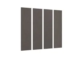 Akoestische PET-vilt wandtegels 30x120cm Donkergrijs 4 Stuks