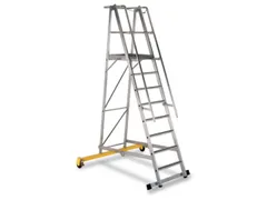 Platformladder Aluminium Bordes H X B X D 2100X 600X 630Mm 8Treden