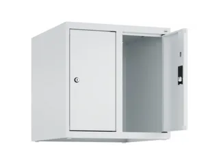 opzetkast,v. locker,2vak.,vak B 250mm,HxBxD 500x500x500mm,vleugeldeur - 2