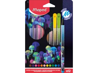 Viltstift Maped Deepsea Paradise set à 12 kleuren - 2