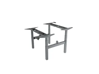 Elektrisch Verstelbaar Zit-Sta Frame Duo Bureau Grijs 180Cm - 1