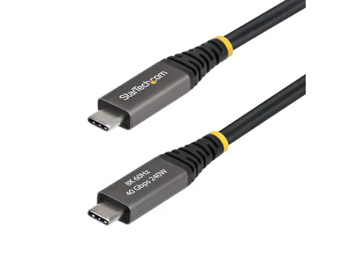 StarTech.com 2 Meter Actieve USB4 Kabel, 40Gbps, 240W PD, 8K