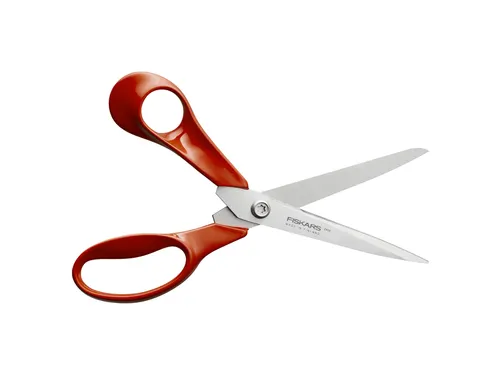 Schaar Fiskars Classic universeel 21cm links rood