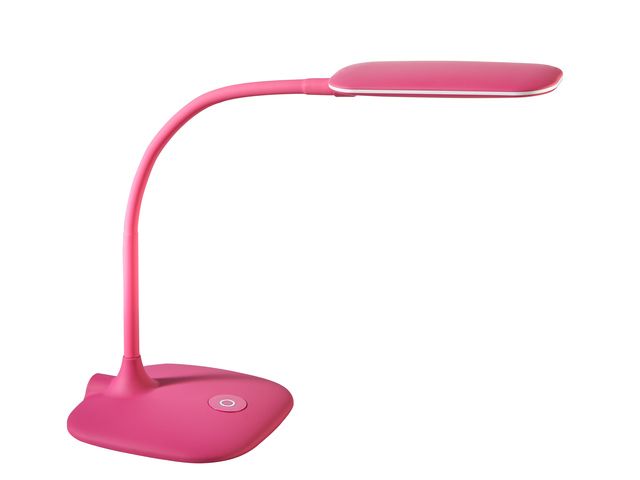 houd er rekening mee dat Ben depressief volgorde bureaulamp LED Alco 5 Watt roze Dimbaar | BureaulampenWinkel.nl