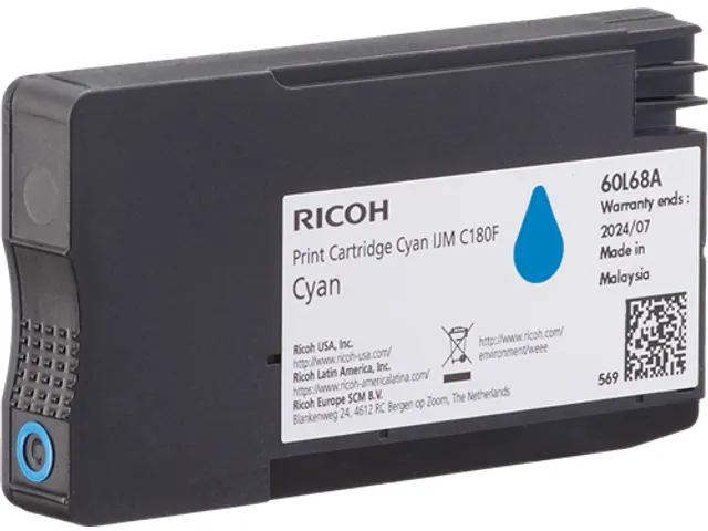 408518 RICOH IJM cartridge cyan 1600