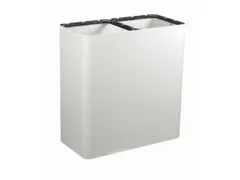 Afvalverzamelstation,2X100L,Romp Wit