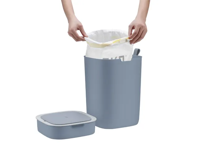 Morandi Trendy Vierkante Afvalbak Smart Sensor Bin 12 Liter Grijs
