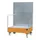 Verrijdbare Opvangbak,V. 2X200L Vat,Opvangvol. 215L