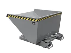 kiepbak,HxLxB 1125x1920x1095mm,1,2m³,draagverm. 1500kg,RAL7005