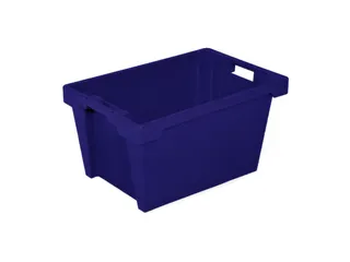 Euronorm Draaistapelbak 300x600x400mm Blauw 50l - 1