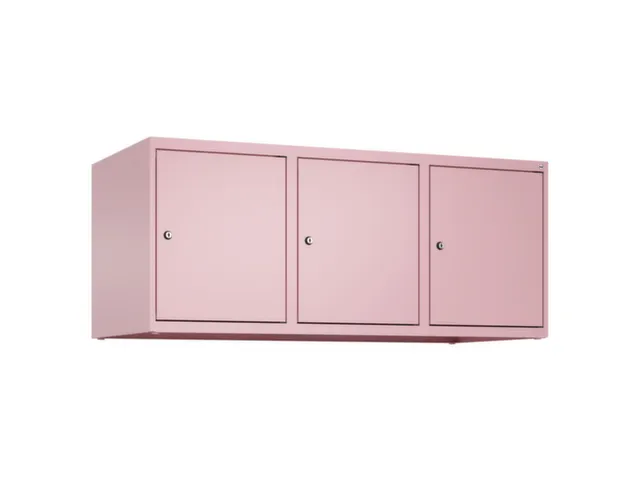 opzetkast,v. locker,3vak.,vak B 400mm,HxBxD 500x1200x500mm