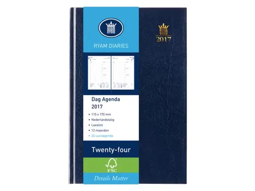 Agenda 2027 Ryam Twenty-four Mundior 1dag/1pagina blauw
