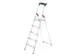 staande trap eenzijdig 5treden stand H 1 06m balk L 1 84m