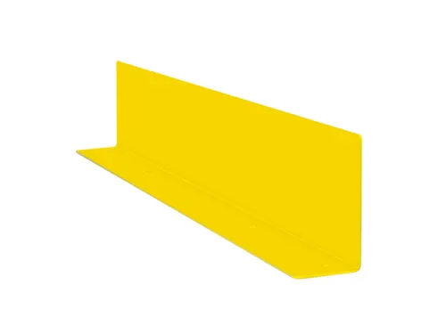 hoek voor onderrijdbeveiliging,HxBxD 200x1380x100mm,staal,geel