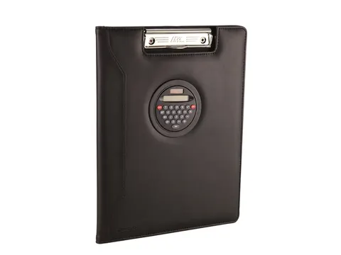MONOLITH 2000002917 - Conferentiemap met klembord, Zwart 32x25x2 cm