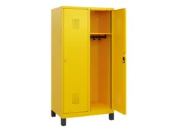 schoollocker,HxBxD 1630x800x500mm,2vak,vak B 400mm,cil.-slot,voeten