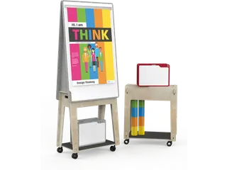 PLAYROOM Playboard Toolbox 42x28x18cm Grijs - 3
