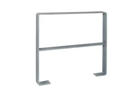 fietsbeugel,L 800mm,staal vuurverzinkt,plat staal,m. kniebuis
