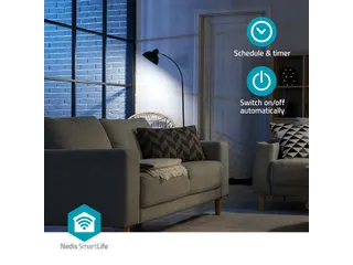 Nedis SmartLife Slimme Stekker Wi-Fi IP21 Wit 3 stuks - 9
