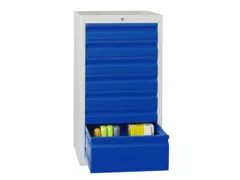 armoire à tiroirs HxlxP 900x500x500mm RAL7035 face avant RAL7035