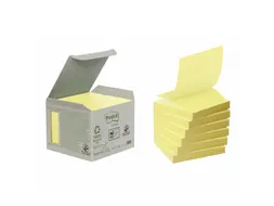 Memoblok 3M Post-it Z-Note R330 76x76mm recycled geel