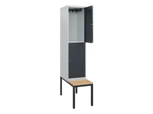 Dubbeldekse dekenkist,HxBxD 1950x400x815mm,1x2vak.,vak B 400mm