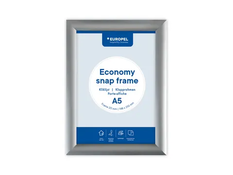 Kliklijst Europel Economy A5 zilver