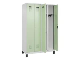 locker voor scheiding van kleding,HxBxD 1950x1200x500mm,4vak - 1
