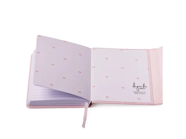 Notitieboek Èccolo DL Heart envelop light pink lijn ca. 13x18cm 80gr.