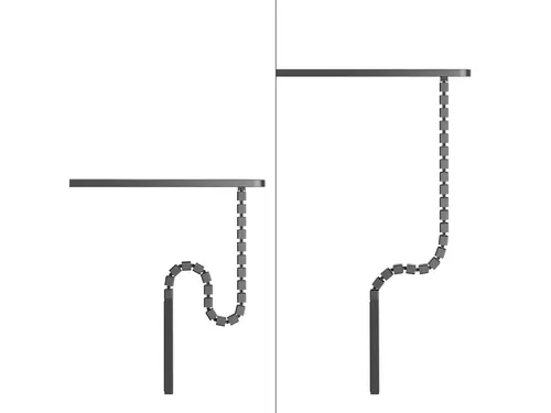 Kabelslang Neomounts schroefbevestiging magnetisch universeel zwart