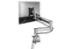 Support double pour écran et tablette fixation passe-câble