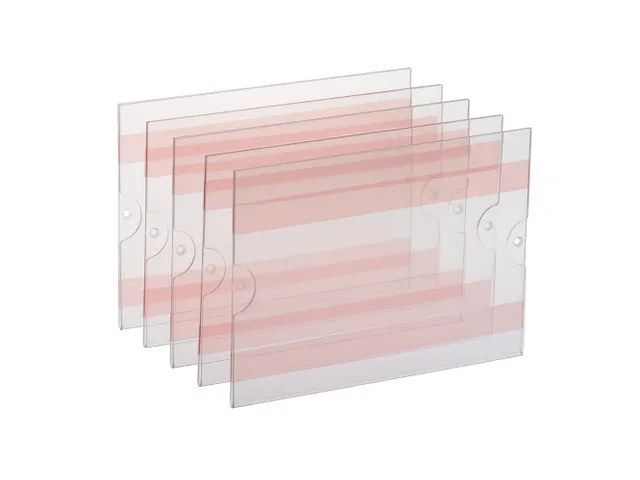 Europel Posterhouder Sleeve A5 Multi-Surface Liggend – Acryl - Set v