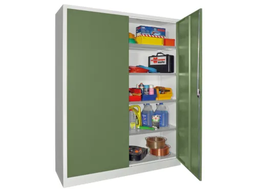 grootvolumekast met openslaande deuren,RAL7035,front RAL6011