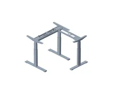 Dextro Plus L-onderstel hoekbureau elektrisch Zit-Sta 120-180 Zwart V2