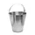 emmer,HxØ 293x300mm,10l,RVS zijdemat gepolijst,m. vloerring