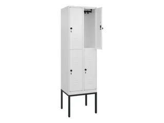 dubbeldekse locker,HxBxD 2120x600x500mm,2x2vak.,vak B 300mm - 2