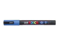 Verfstift Posca PC3M Fijne punt 0,9-1,3mm glitter donkerblauw