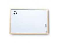 Whiteboard Houten Omlijsting 60x80cm Met marker en 3 magneten